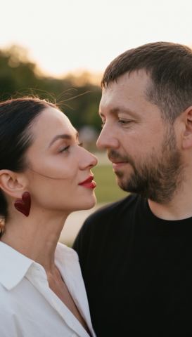 Парные фото — Романтическое свидание на закате